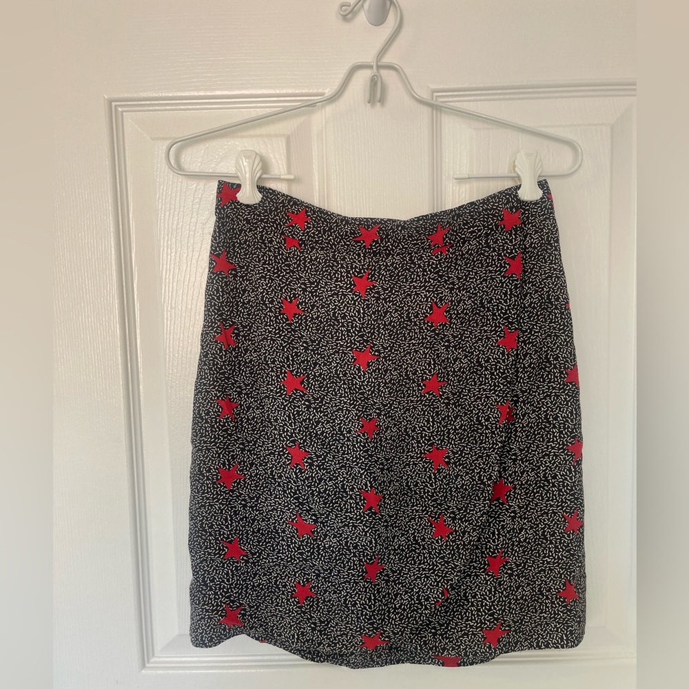& Other Stories Wrap Skirt with Stars Size 6